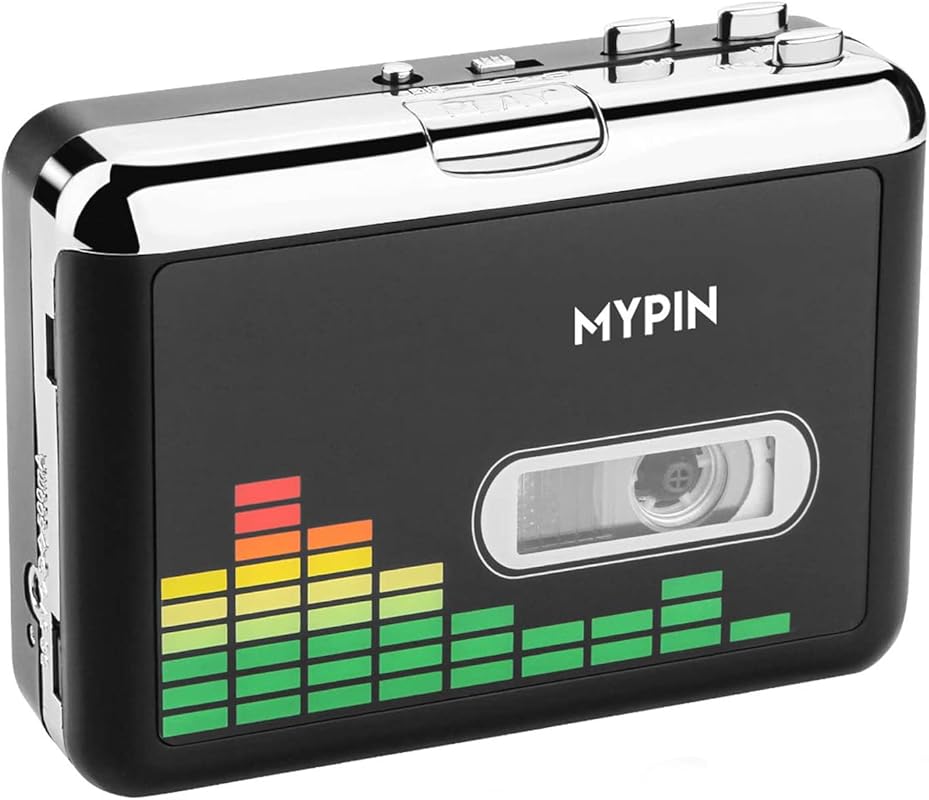MYPIN Cassette Converter Portable Recorder Earphones